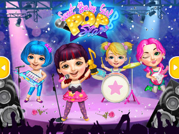 Sweet Baby Girl Pop Stars Game Screenshot