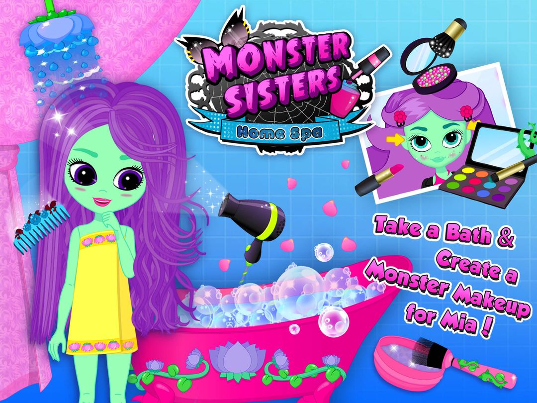 Screenshot of Monster Sisters 2 Home Spa
