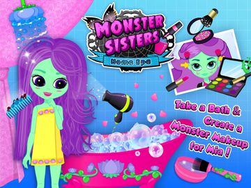 Monster Sisters 2 Home Spa Game Screenshot
