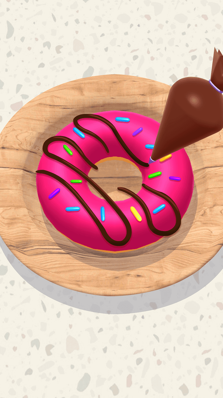 Скриншот игры DIY Donut