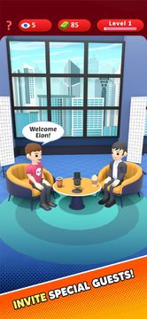 Idle Podcast Studio Game Screenshot