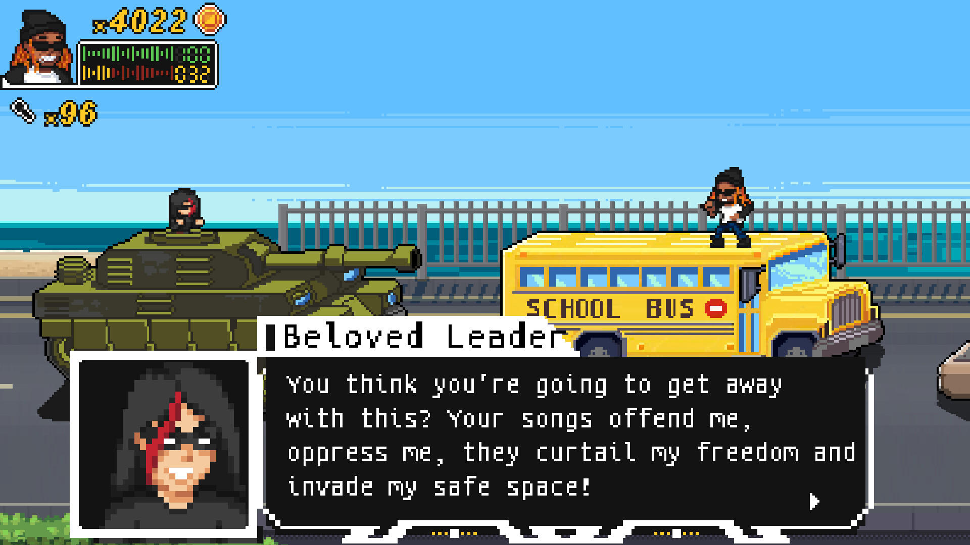 Screenshot of Rap Attack!