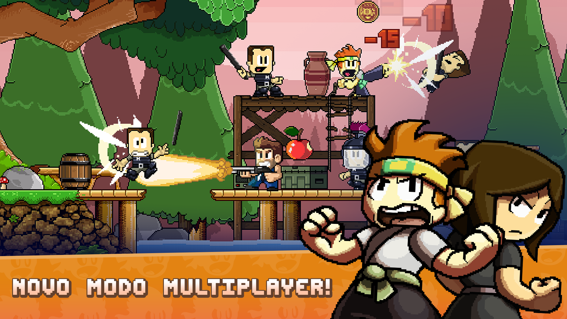 Captura de Tela do Jogo Dan the Man: Action Platformer