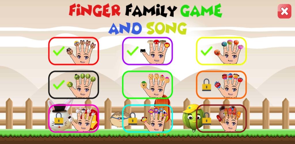 Banner of Finger Family Game and Song 