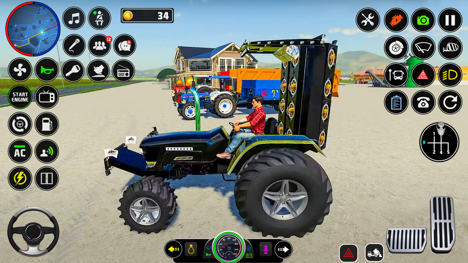 Screenshot of Indian Tractor Farming Games