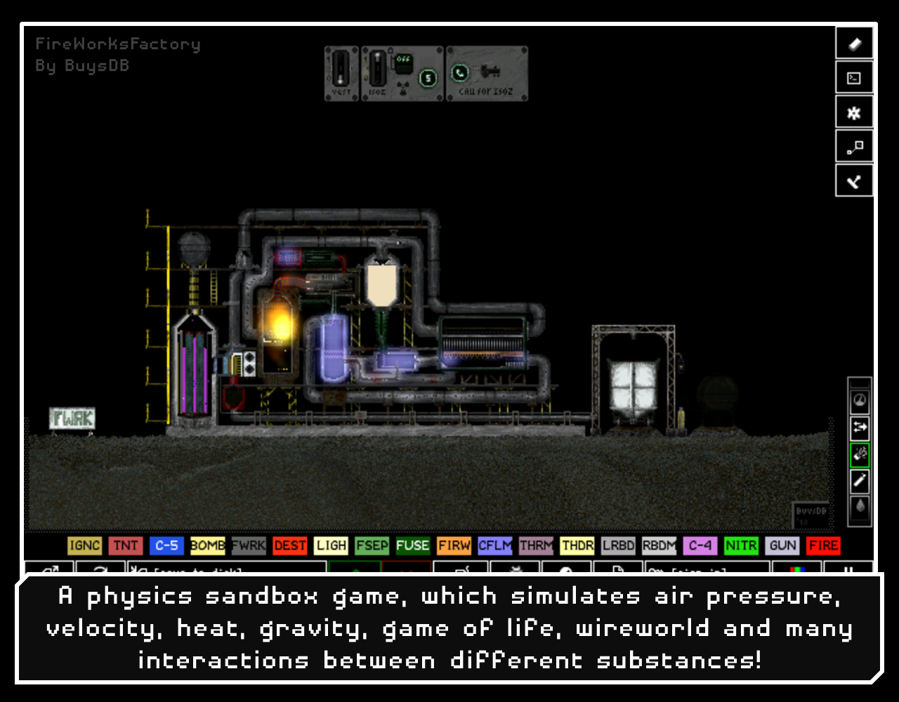 Screenshot of The Powder Toy
