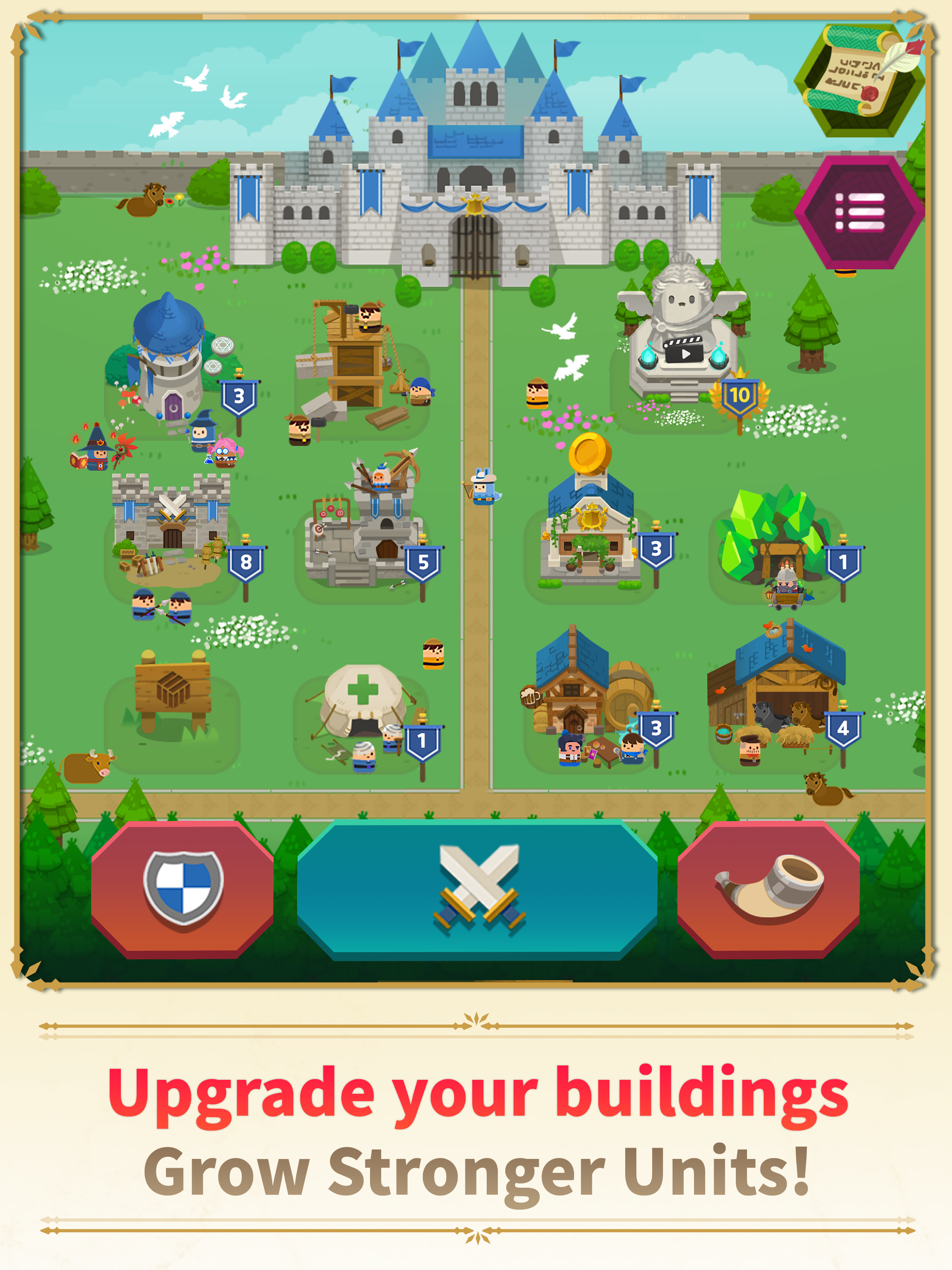 Merge Tactics: Kingdom Defense Game Screenshot