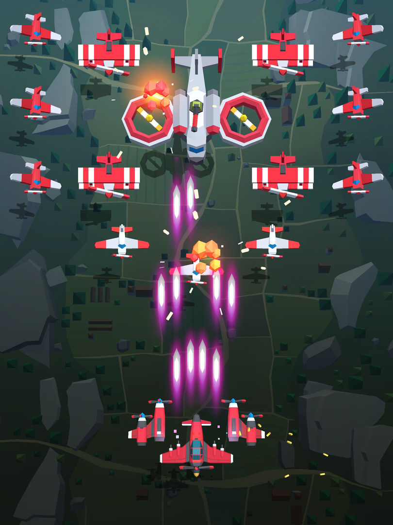 버닝 스카이(Burning Sky): 오락실 비행 슈팅 게임 스크린 샷
