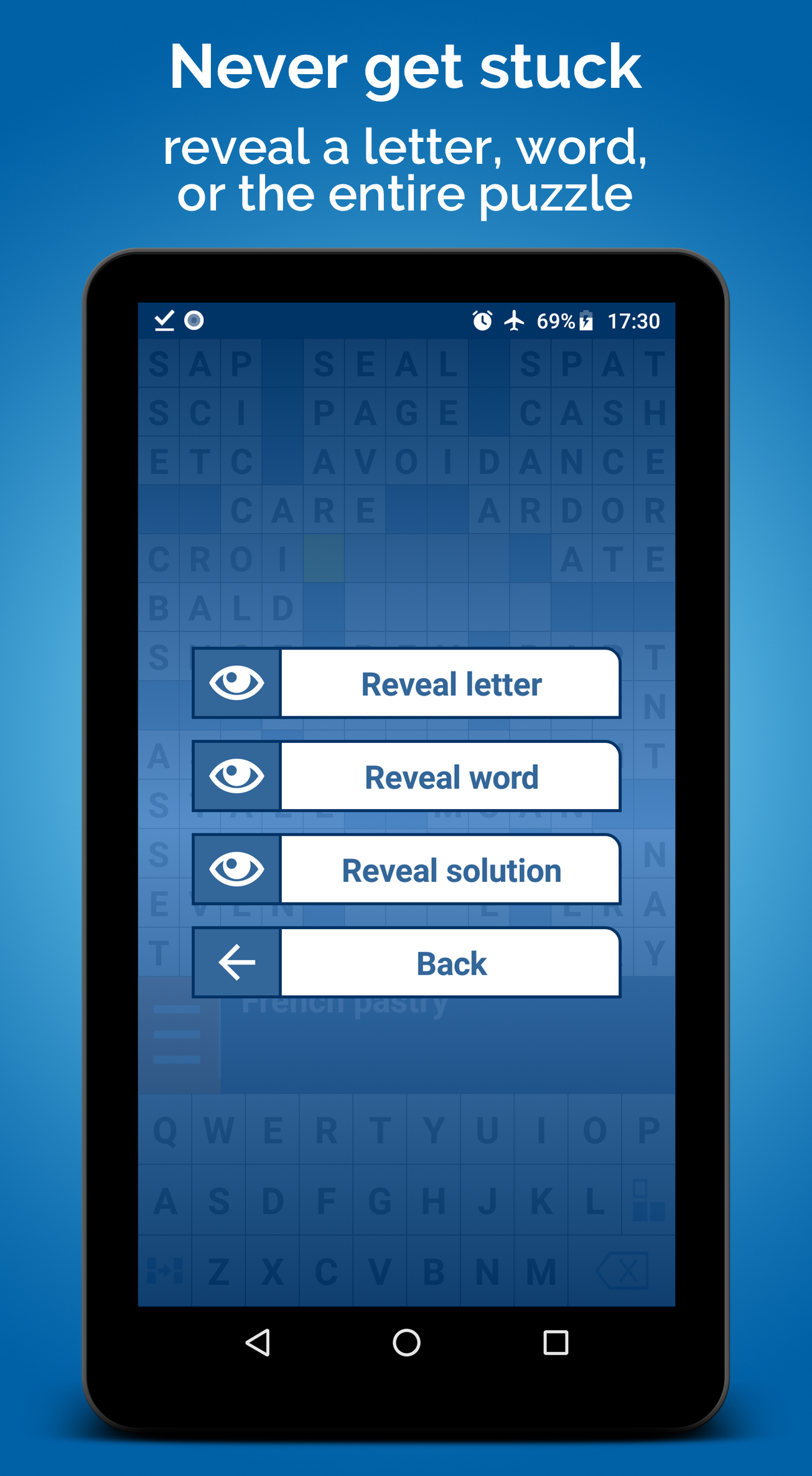 Cuplikan Layar Game Crossword Puzzle