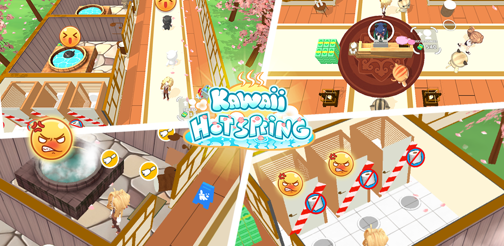 Kawaii Hotspring - シミュレーションゲーム のビデオのスクリーンショット