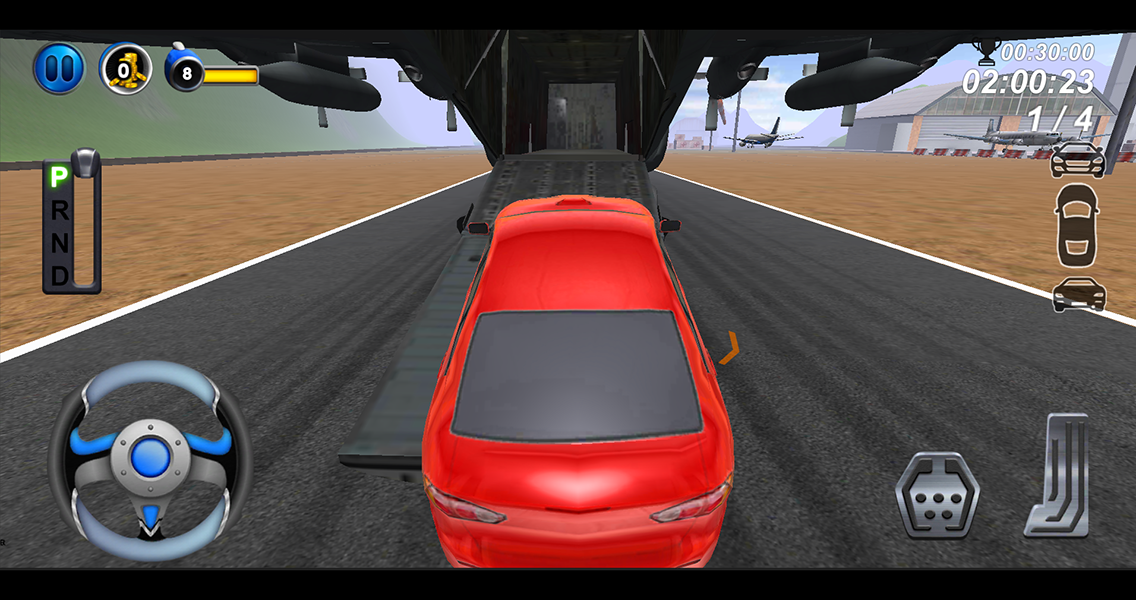 Cargo Plane Car transporter 3D ゲームのスクリーンショット