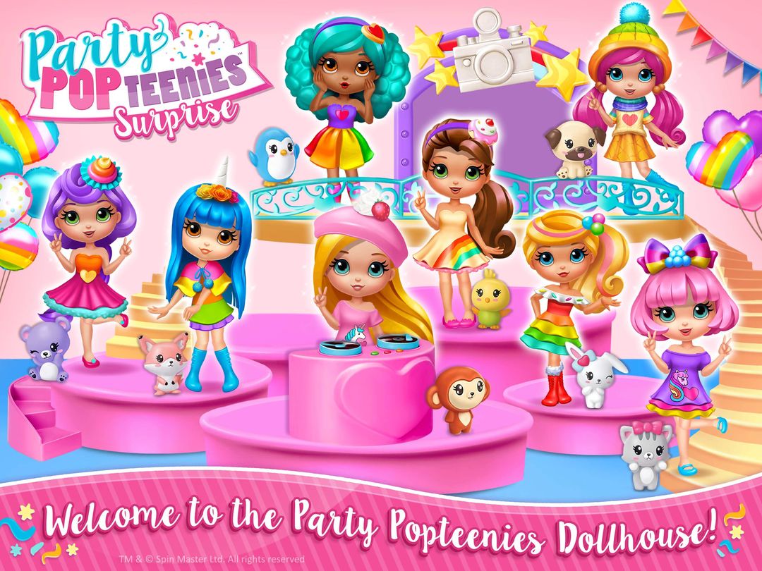 Party Popteenies Surprise - Rainbow Pop Fiesta 게임 스크린 샷