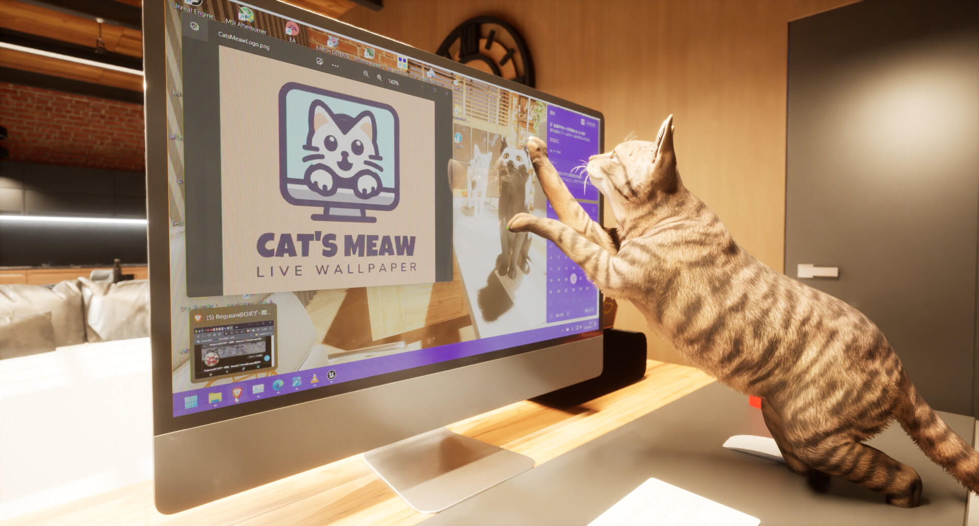 Cat's Meow Live Wallpaper screenshot game