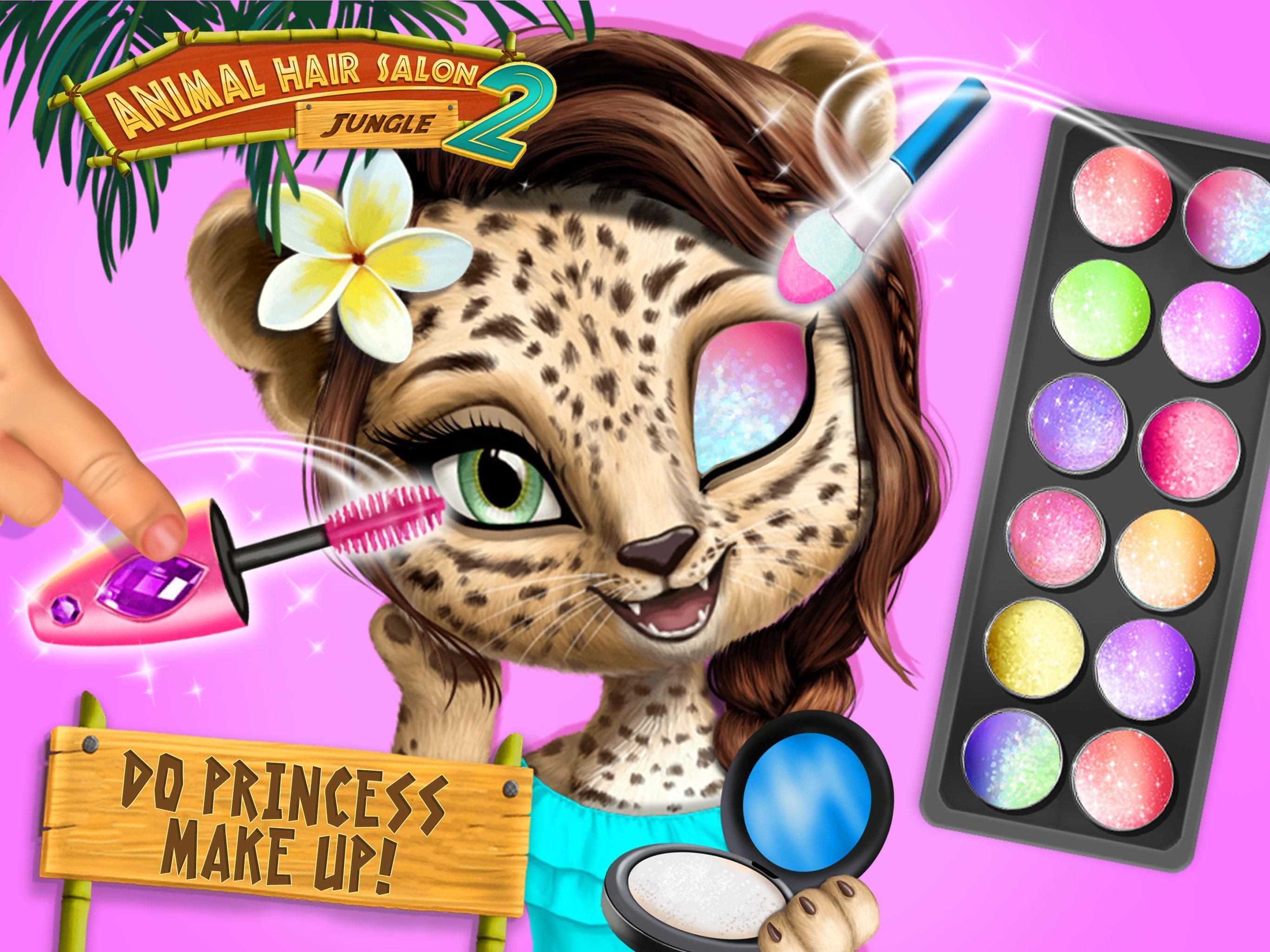 Jungle Animal Hair Salon 2 Game Screenshot