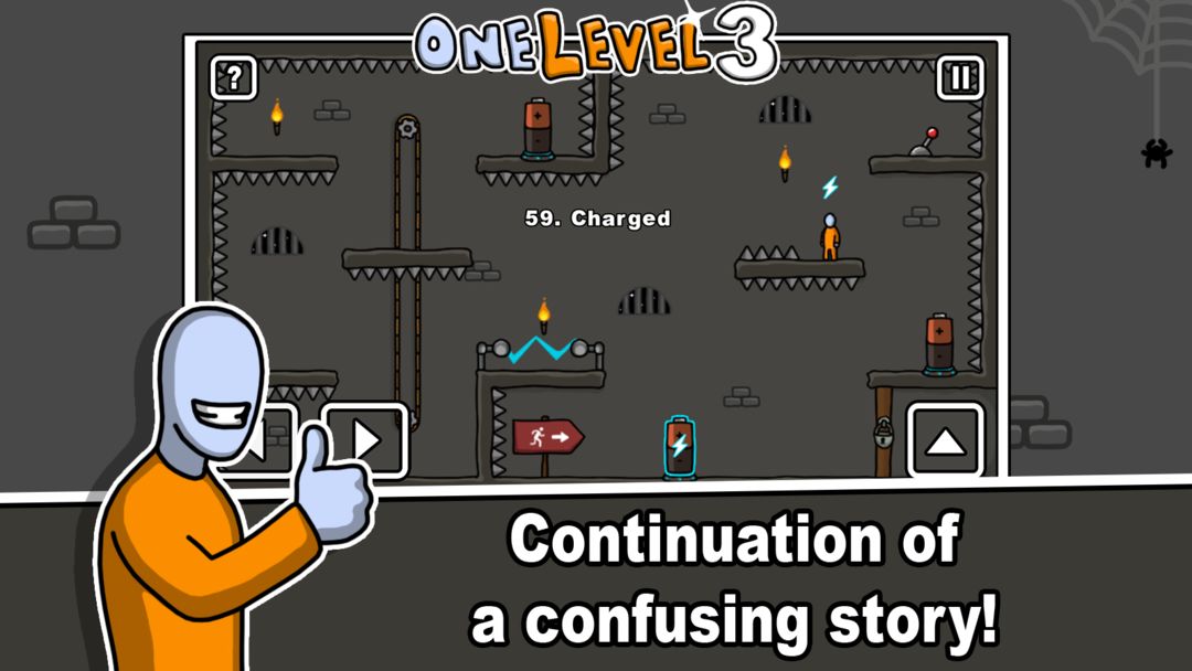 One Level 3 Stickman Jailbreak screenshot game