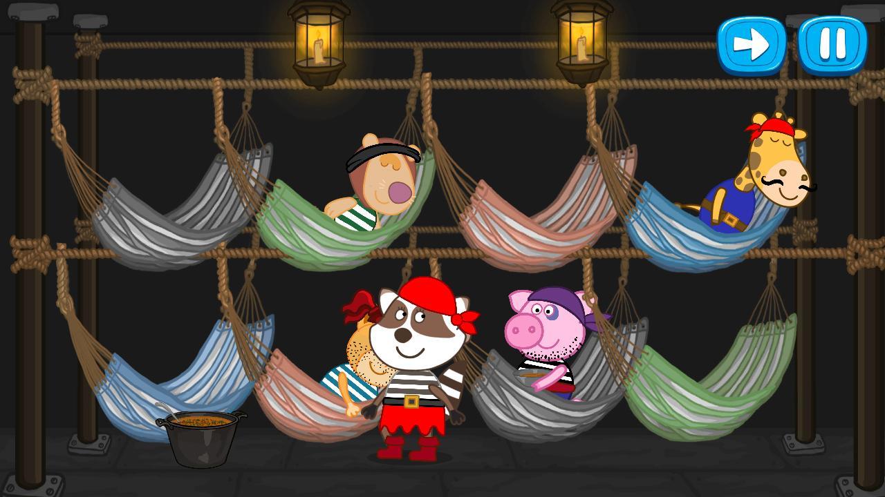 Pirate treasure: Fairy tales Game Screenshot