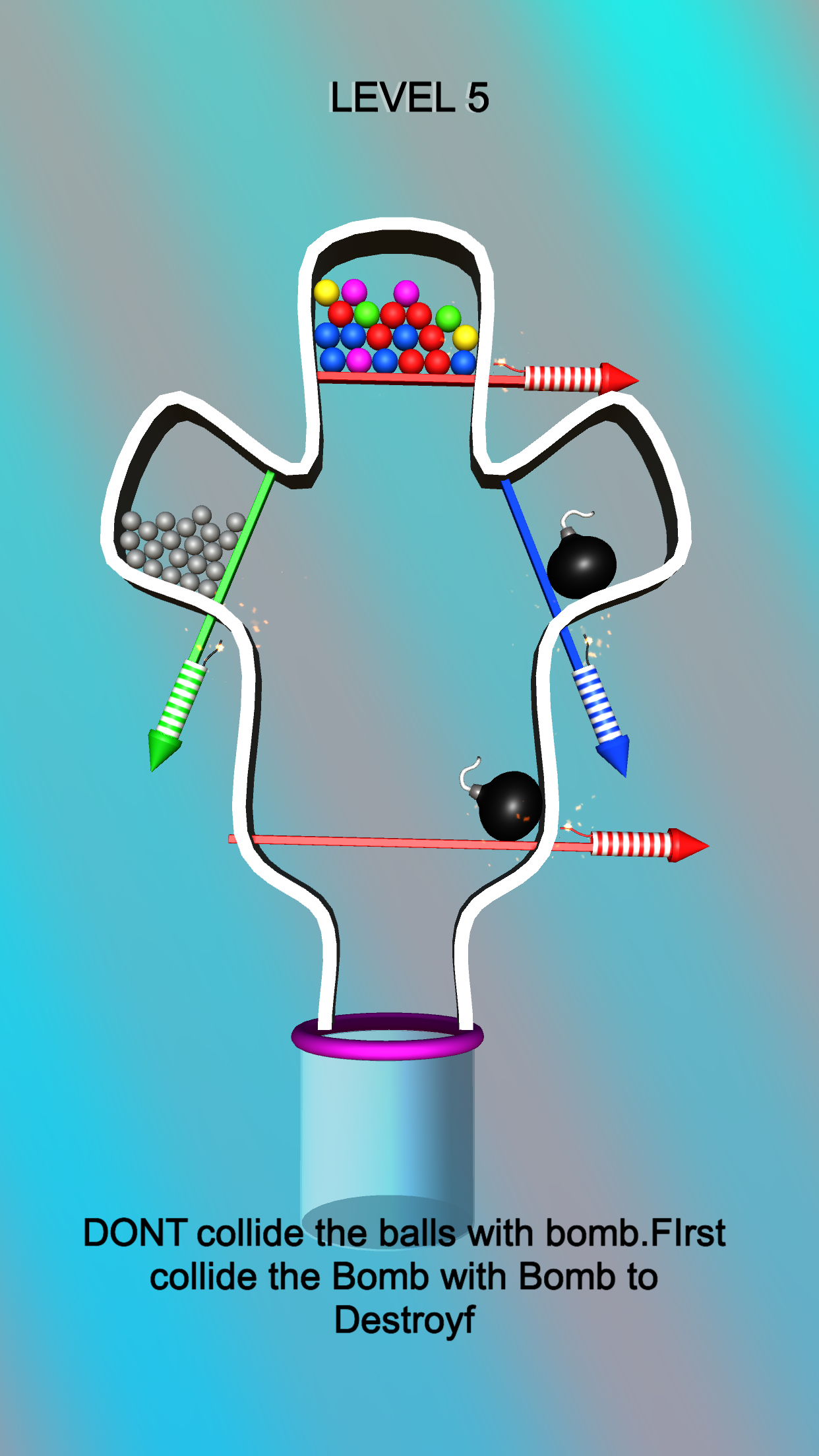 Скриншот игры Tap-Go Rocket App