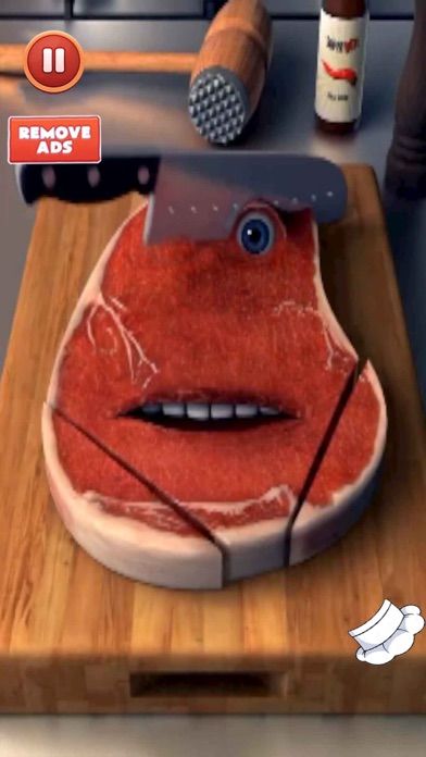 Charlie the Crazy Steak Game Game Screenshot