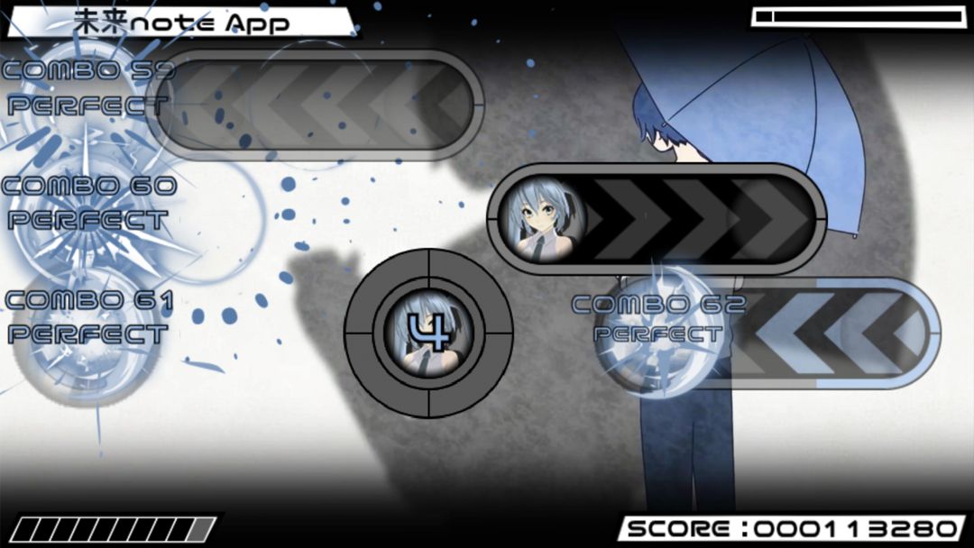 Screenshot of Beat Beat Vocaloid Reborn