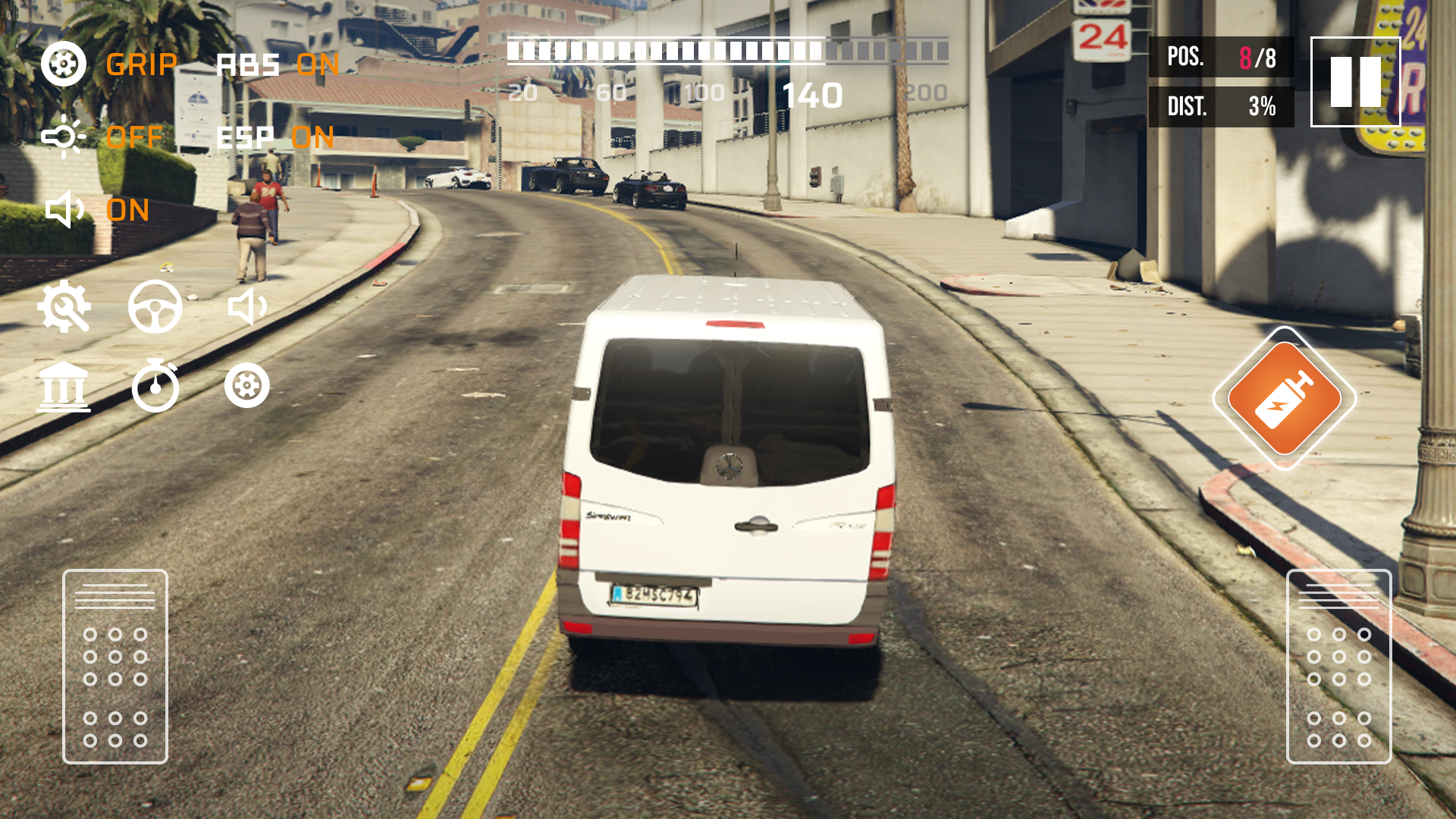 Van Minibus: Mercedes Sprinter 게임 스크린 샷