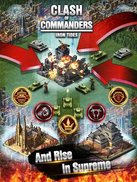 Clash of Commanders-Iron Tides Game Screenshot