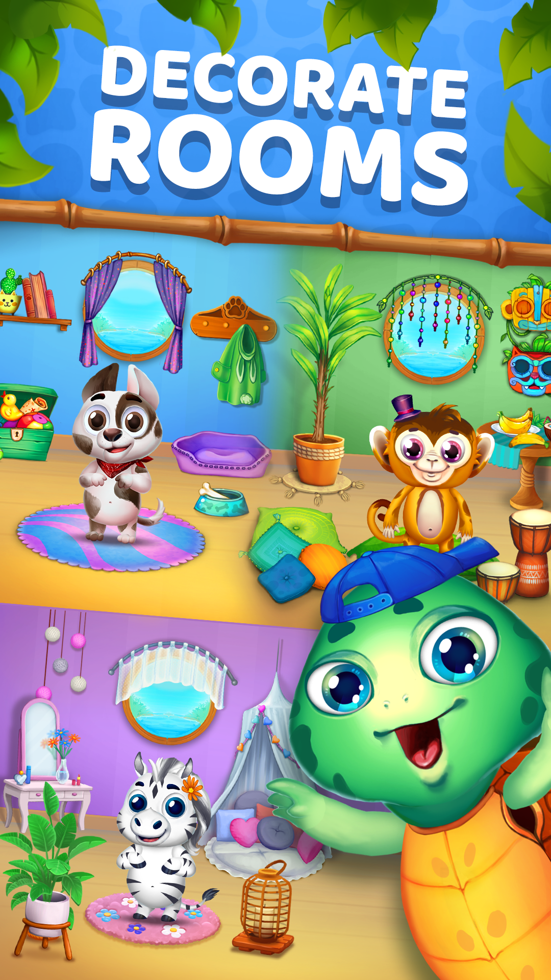Animatch Friends: cute match 3 Game Screenshot