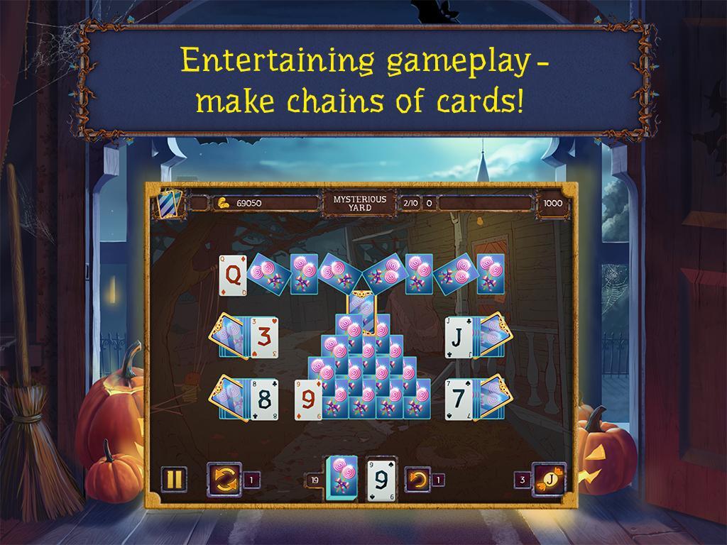 Captura de Tela do Jogo Solitaire game Halloween 2