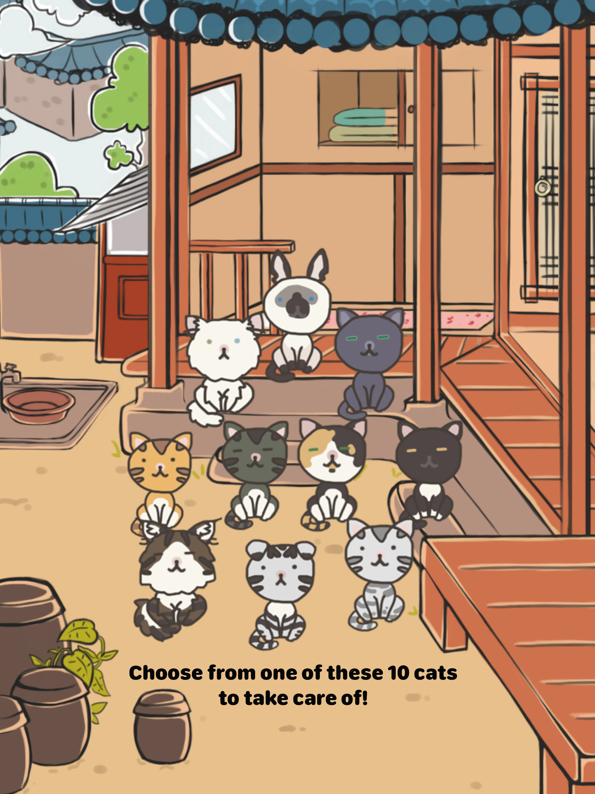 Cartoon Pet: Korean Home Game Screenshot