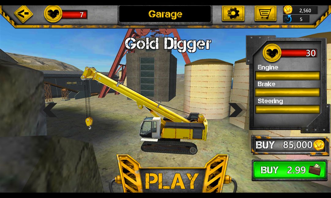 Curvy Construction Hill Climb screenshot game