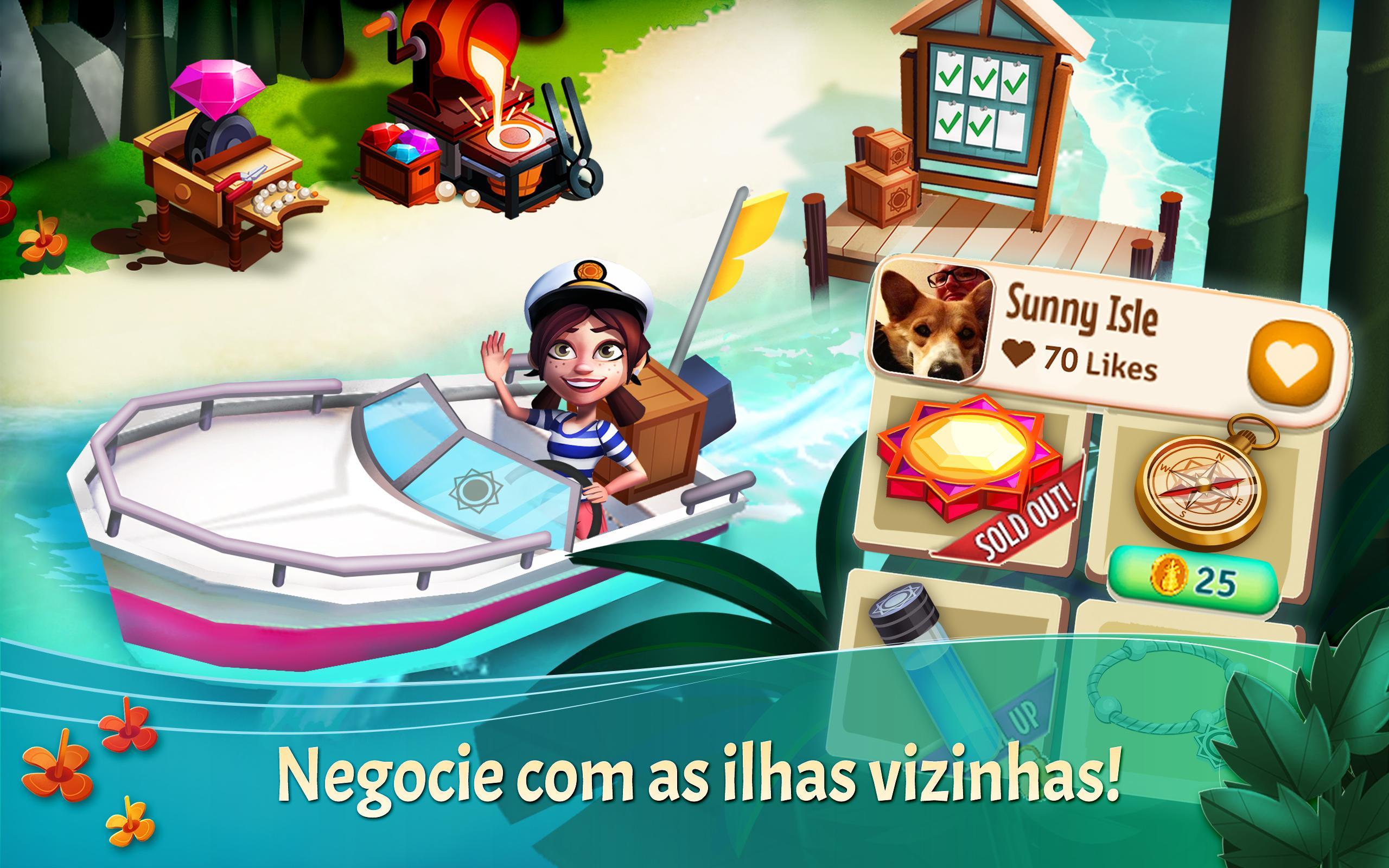Captura de Tela do Jogo FarmVille 2: Paraíso Tropical
