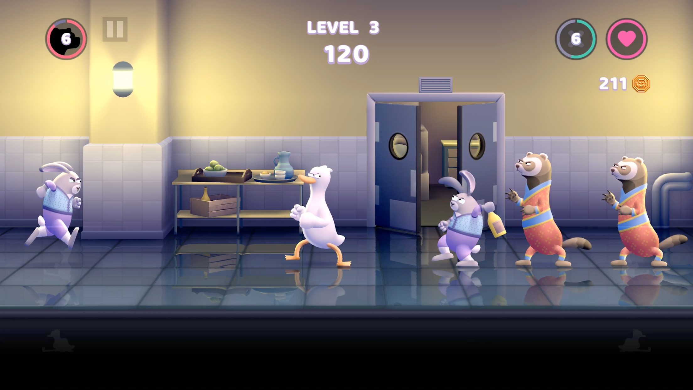 Punch Kick Duck Game Screenshot