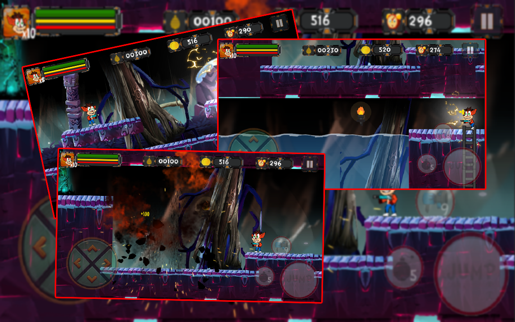 Crash Adventure Game Screenshot