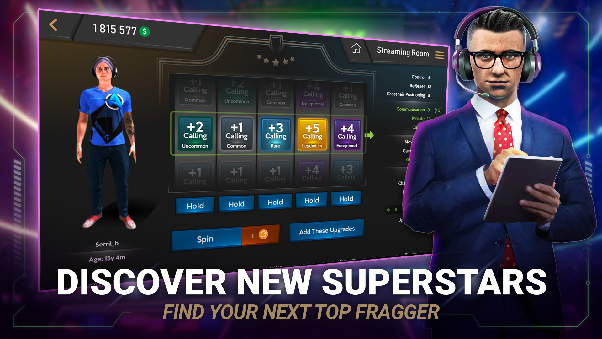 FIVE - Esports Manager Game Game Screenshot