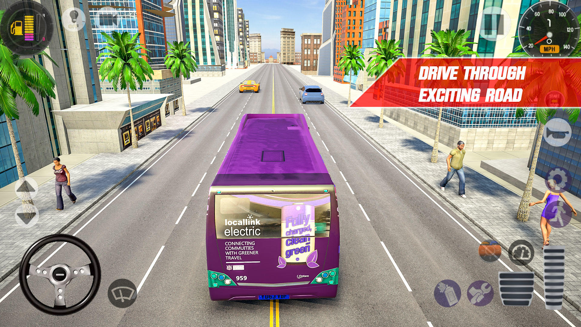 New City Coach Bus Simulator Game - Bus Games 2021のキャプチャ