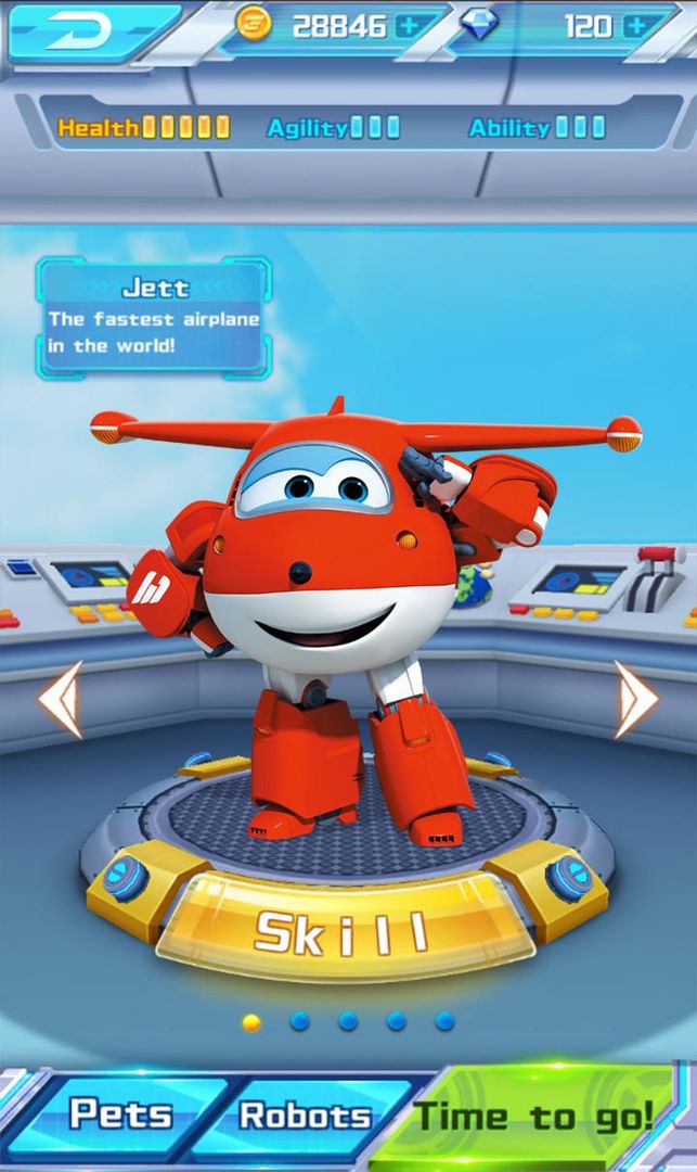 Super Wings : Jett Run 게임 스크린 샷