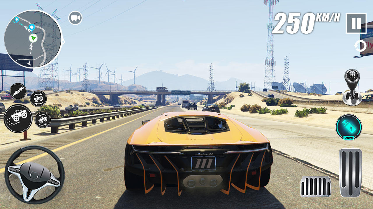 Screenshot 1 of 自動車事故シミュレーション 3D ゲーム 1.15