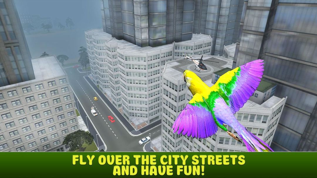 Screenshot of City Bird Parrot Simulator 3D