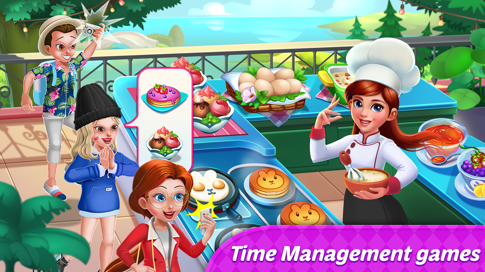 Screenshot of Food Diary: Girls Cooking game