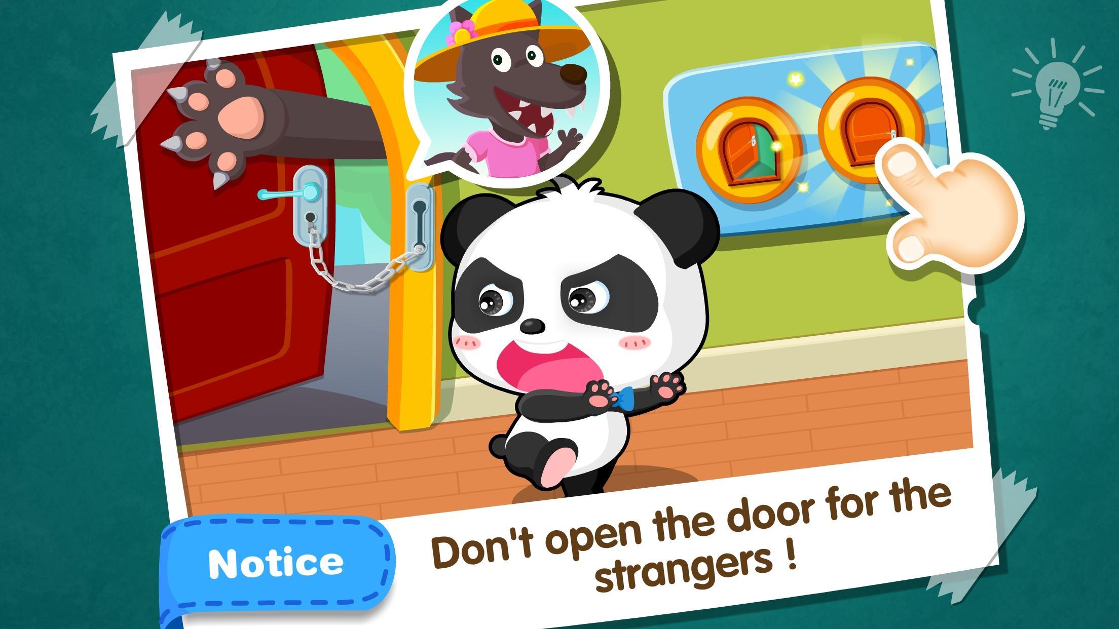 Baby Panda Home Safety Game Screenshot
