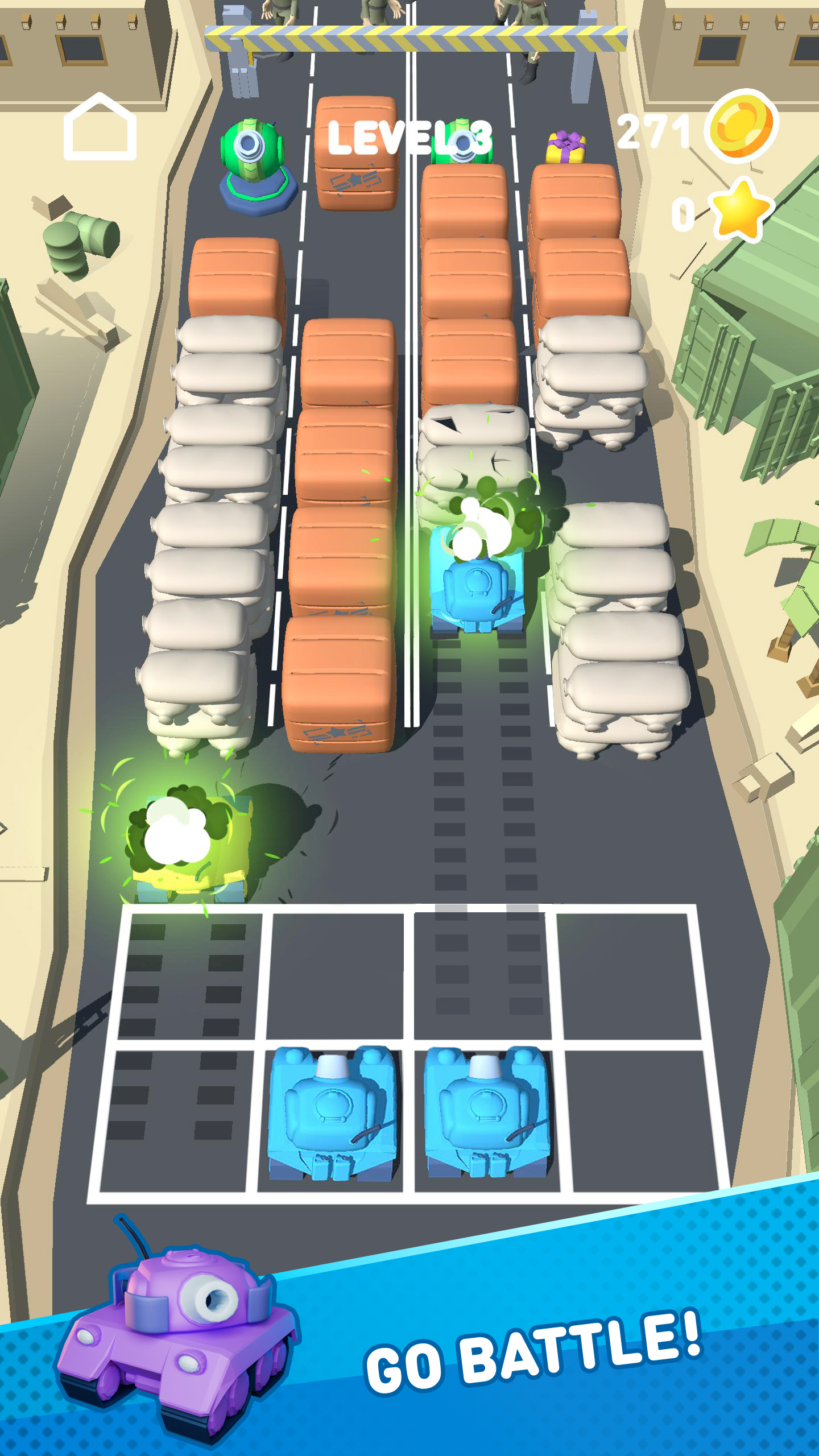 Tanks Merge: Battle screenshot game