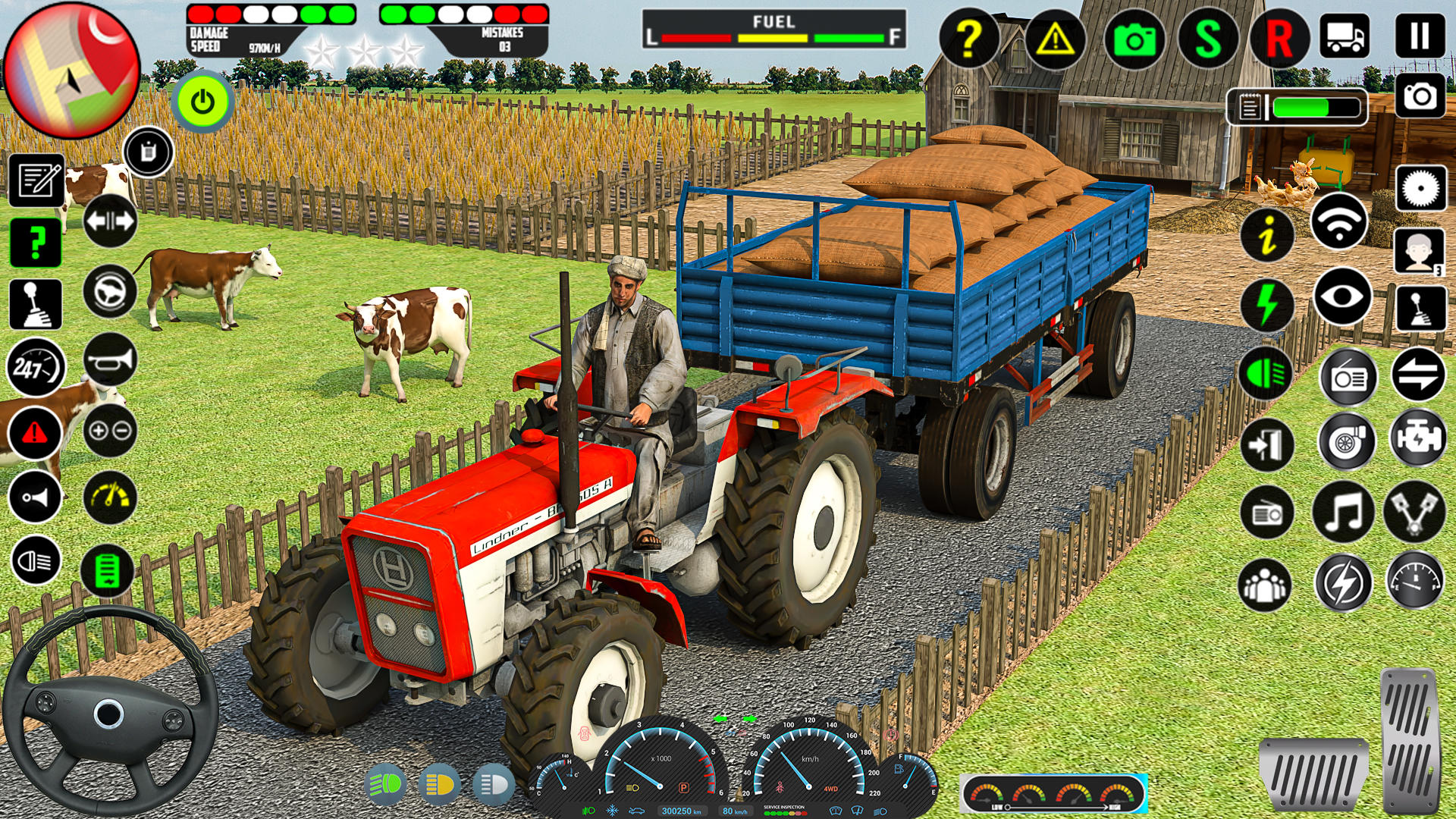 Farming Tractor Game Simulator Game Screenshot