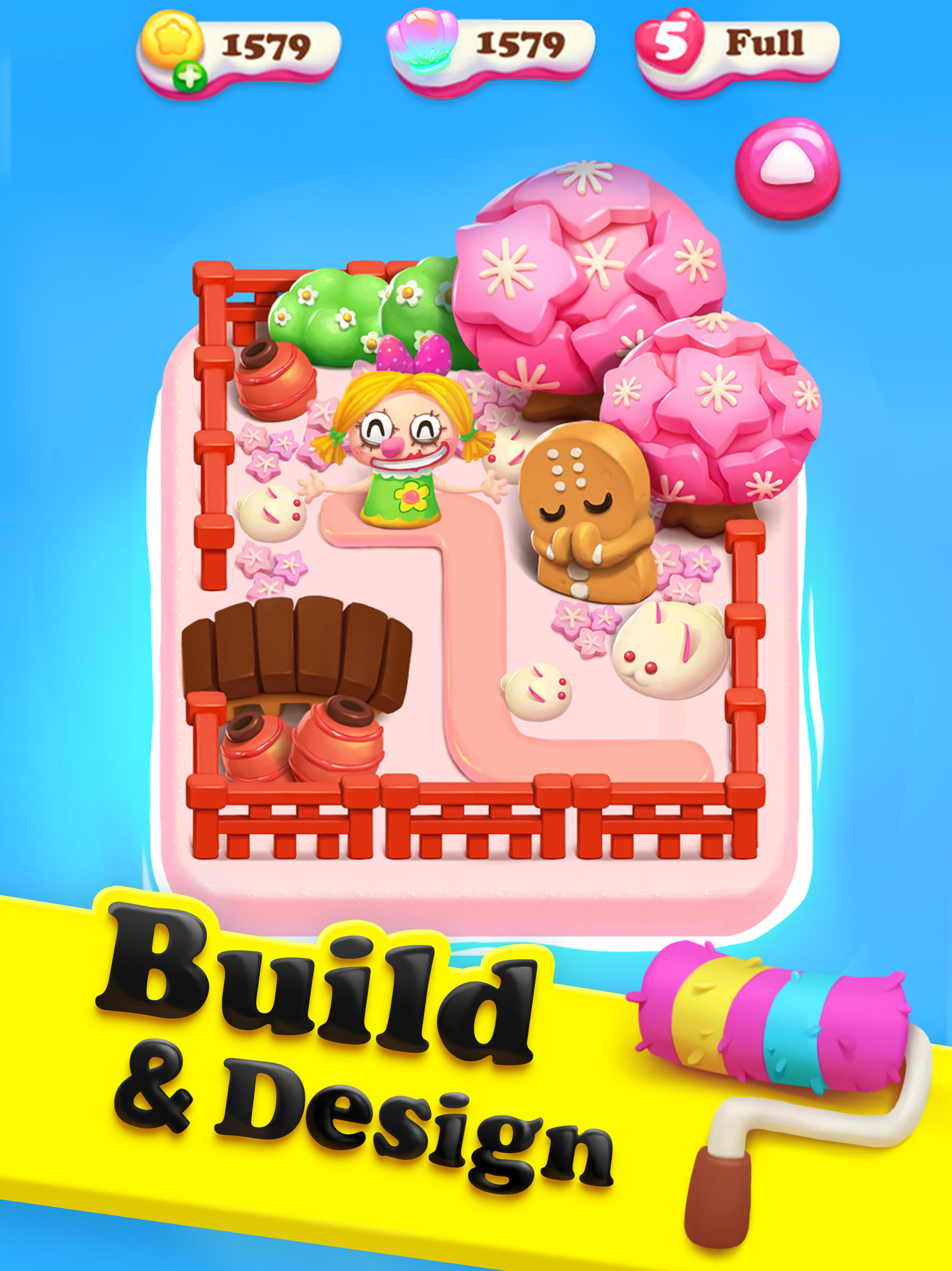 Crazy Candy Bomb-Sweet match 3 Game Screenshot