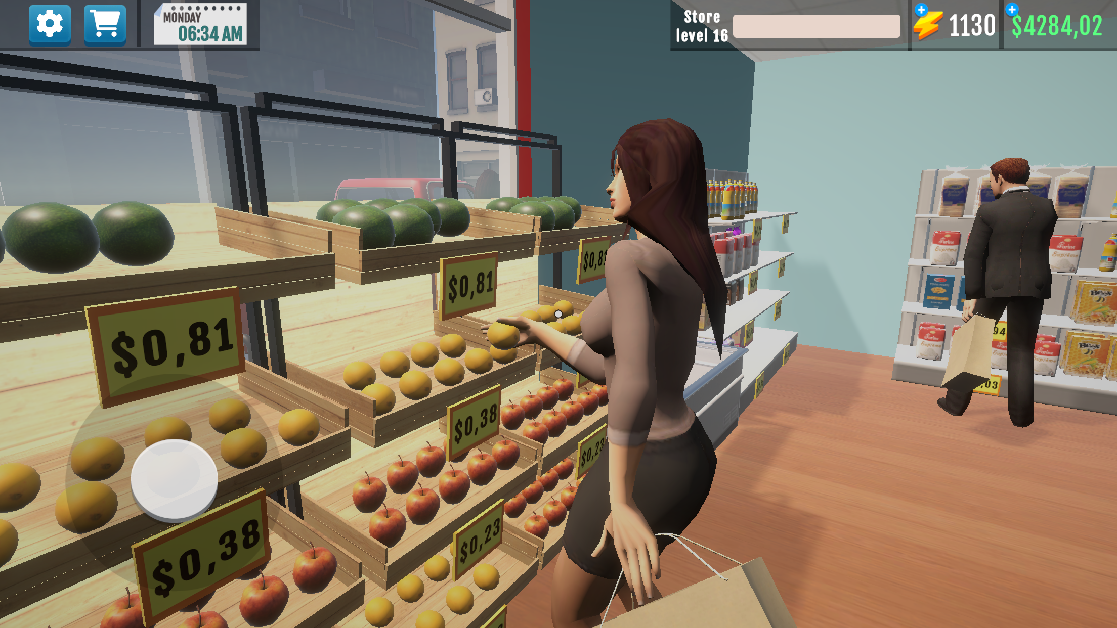 Supermarket Manager Simulator Game Screenshot
