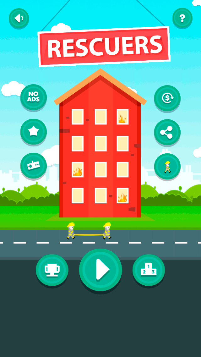 Rescuers Game Screenshot