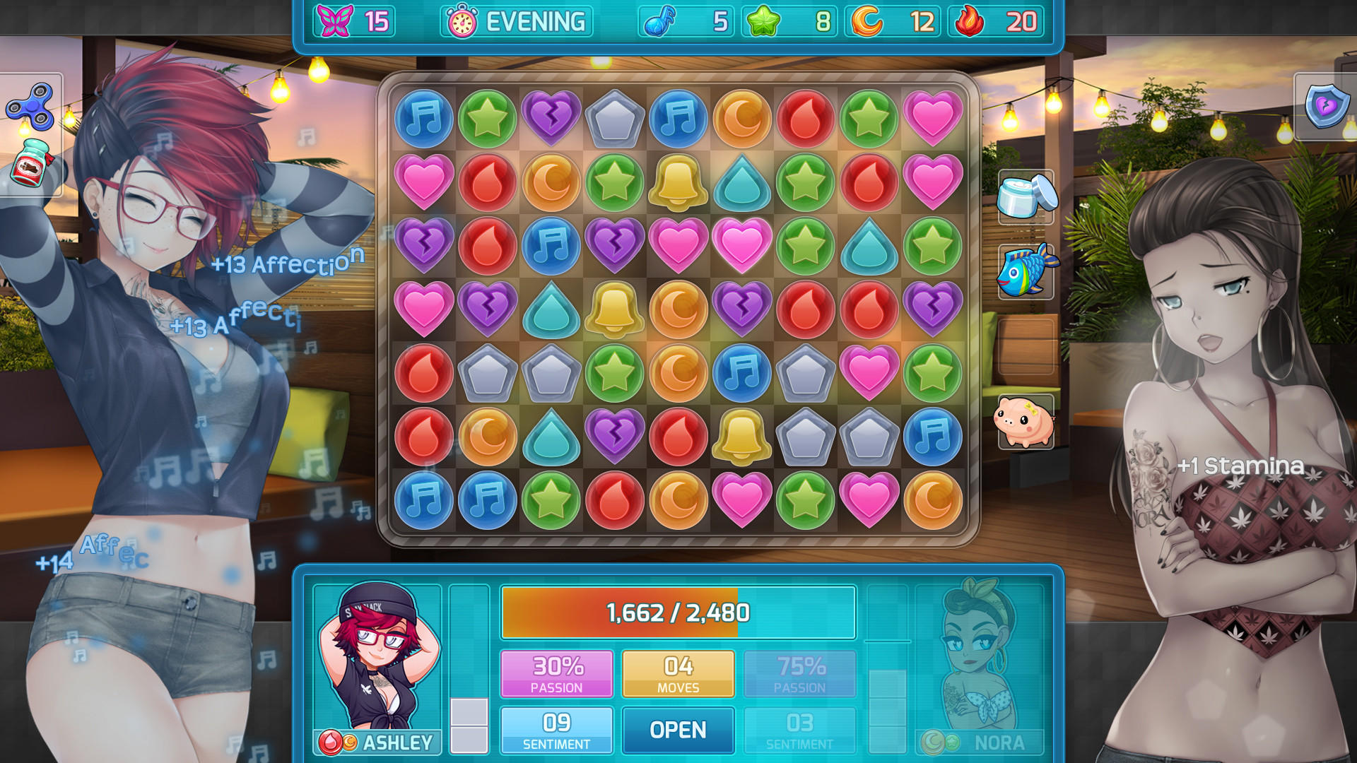 HuniePop 2: Double Date screenshot game