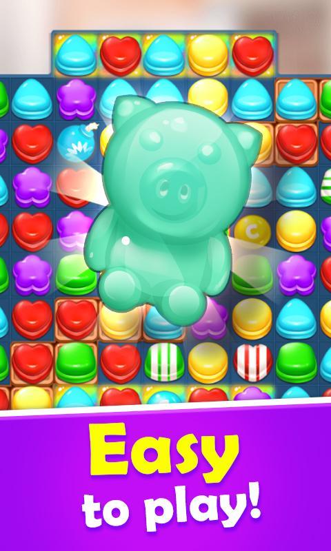 Sweet Candy - Free Match 3 Puzzle Game遊戲截圖