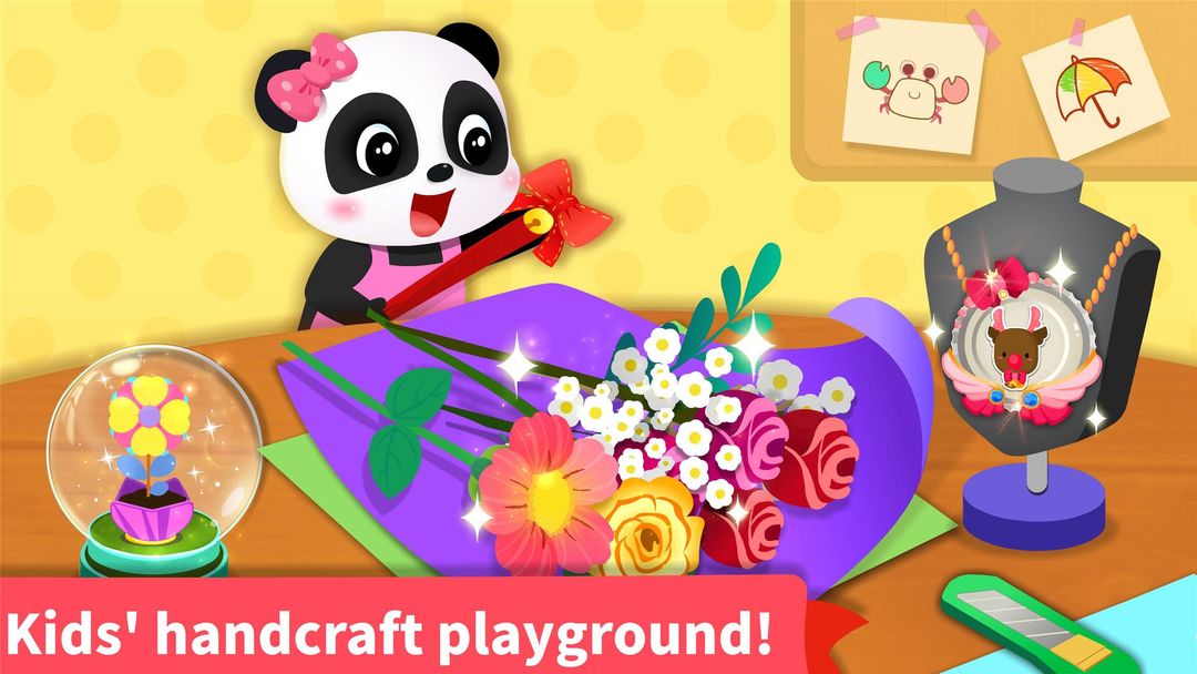 Screenshot of Baby Panda's Art Classroom