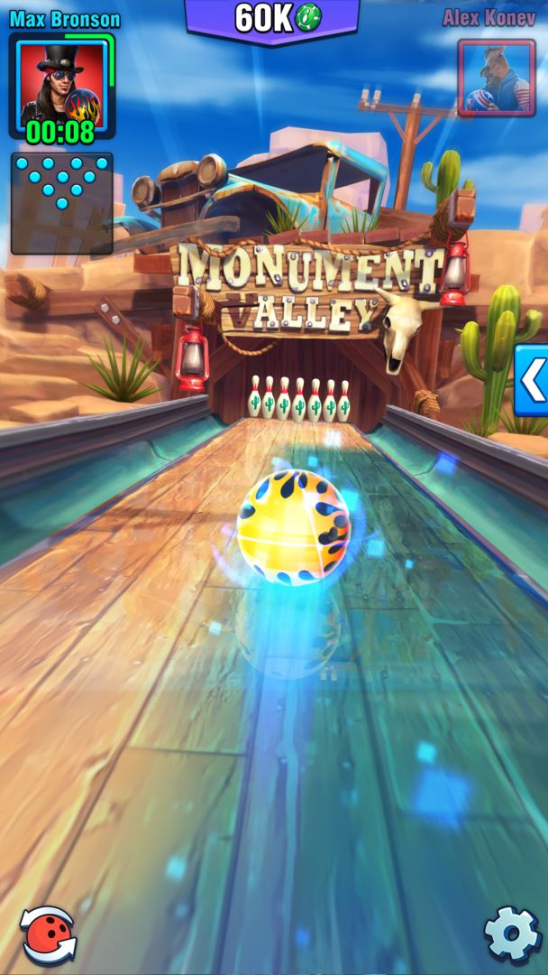 Screenshot of Bowling Crew — 3D bowling game
