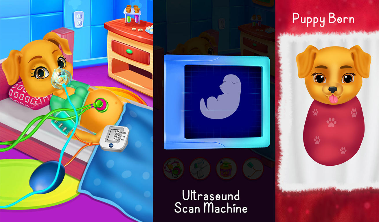 Puppy Mommy Pregnant Daycare Game Screenshot