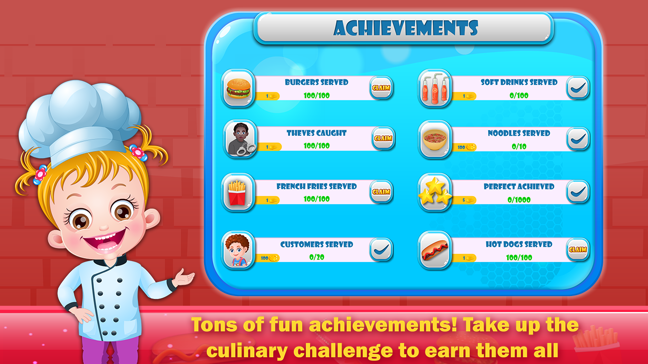 Baby Hazel Food Truck Game Screenshot